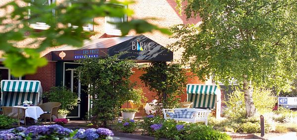Wellnesshotel Birke in Kiel Eingang des Hotels