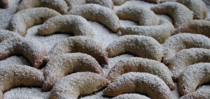 In der Weihnachtsbäckerei. Heute: Vanillekipferl Weihnachten Rezept