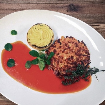Rezept: Sellerieschnitzel mit Mandelkruste sellerie Rezept mareike mandel