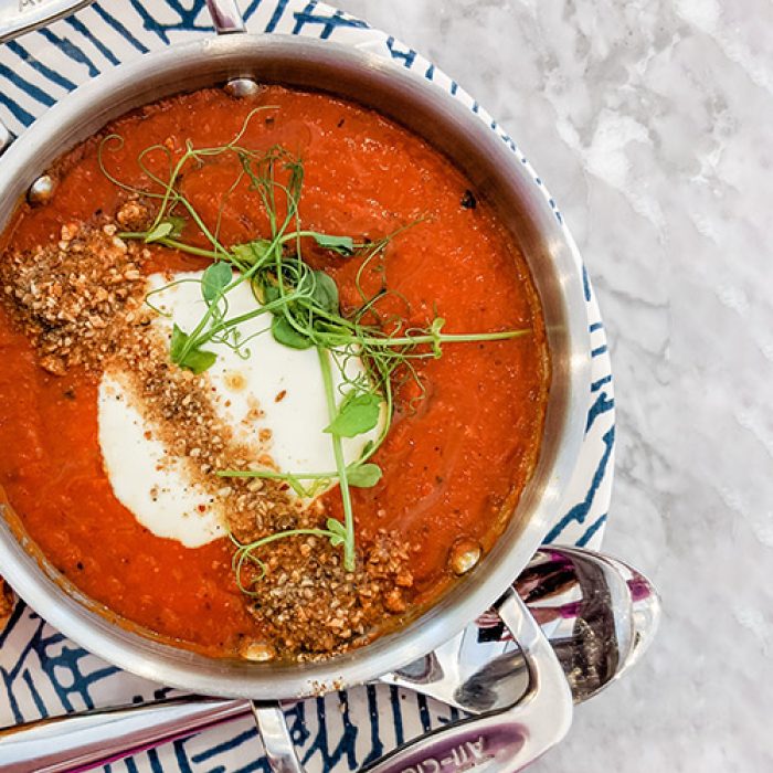 Rote Currysuppe